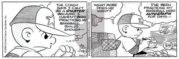 Nancy on Saturday June 10, 2006 Comic Strip