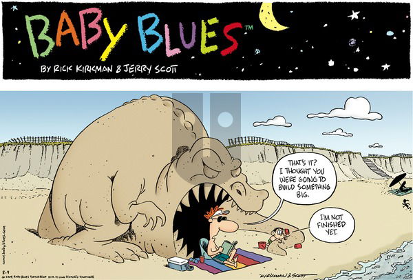 Baby Blues on Sunday August 9, 2009 Comic Strip