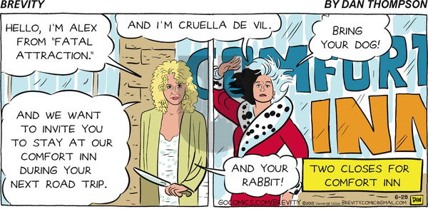 Brevity on Sunday June 28, 2015 Comic Strip