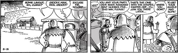 Alley Oop on Monday September 18, 1972 Comic Strip