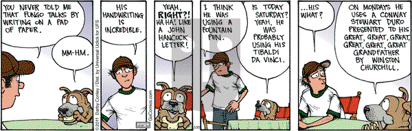 Get Fuzzy on Saturday March 30, 2013 Comic Strip