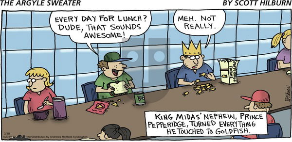 The Argyle Sweater on Sunday March 10, 2019 Comic Strip