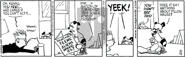 Over the Hedge on Wednesday November 3, 1999 Comic Strip