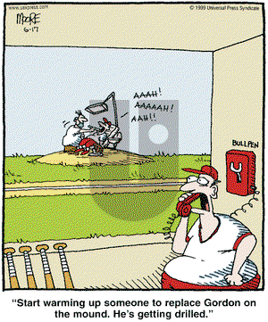 In the Bleachers on Thursday June 17, 1999 Comic Strip