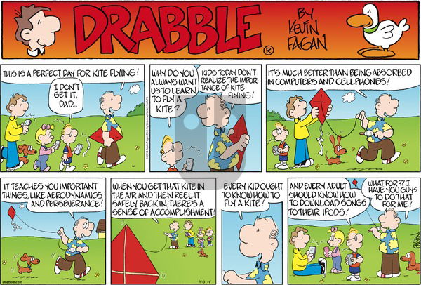 Drabble on Sunday April 6, 2014 Comic Strip