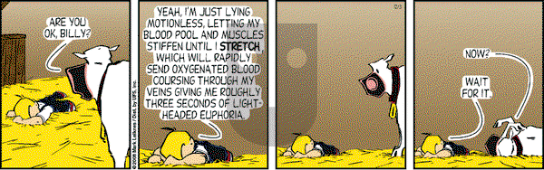 Cow and Boy Classics on Wednesday December 3, 2008 Comic Strip