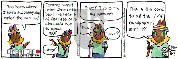 Breaking Cat News on Thursday May 3, 2018 Comic Strip