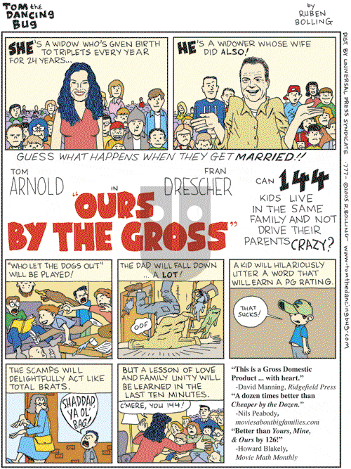 Tom the Dancing Bug on Saturday November 26, 2005 Comic Strip