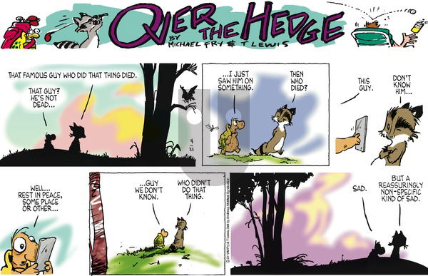 Over the Hedge on Sunday April 21, 2019 Comic Strip