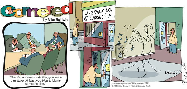 Cornered on Sunday December 28, 2014 Comic Strip