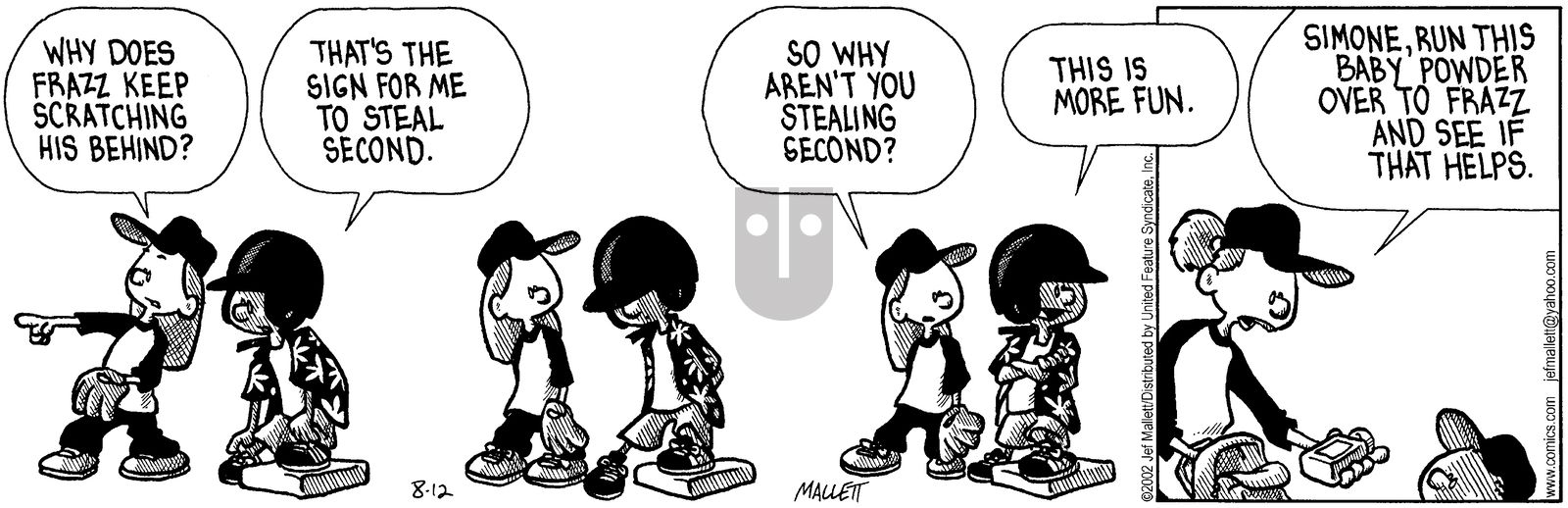 Frazz - Monday August 12, 2002 Comic Strip