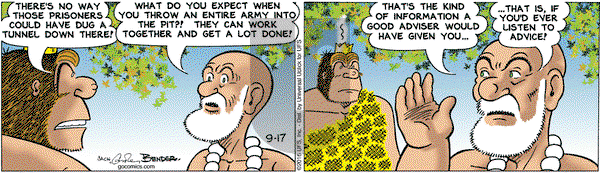 Alley Oop on Saturday September 17, 2016 Comic Strip