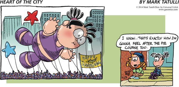 Heart of the City - Sunday November 23, 2014 Comic Strip