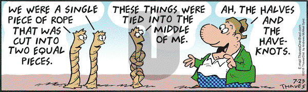 Frank and Ernest on Monday July 23, 2018 Comic Strip