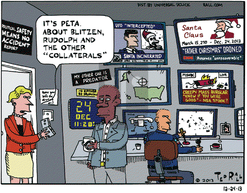 Ted Rall on Tuesday December 24, 2013 Comic Strip