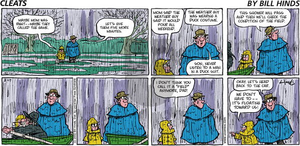 Cleats on Saturday March 30, 2002 Comic Strip