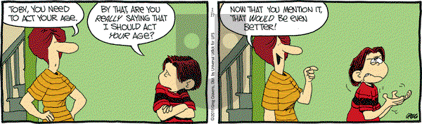 The Buckets on Saturday January 17, 2015 Comic Strip