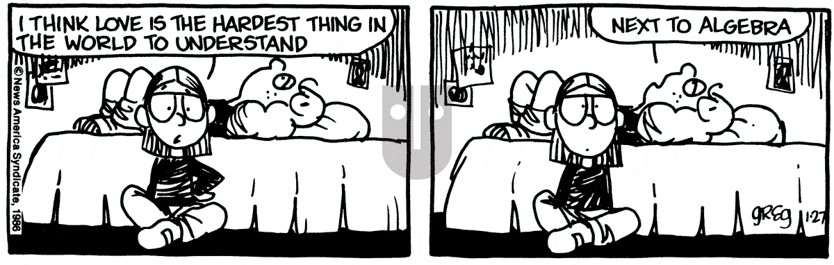 Luann - Monday January 27, 1986 Comic Strip