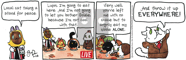 Breaking Cat News on Friday January 10, 2020 Comic Strip
