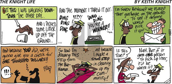 The Knight Life on Sunday April 10, 2016 Comic Strip