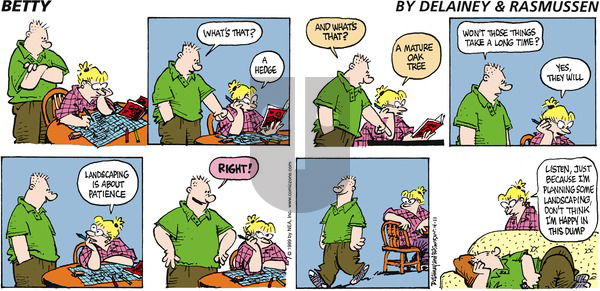 Betty on Friday July 16, 1999 Comic Strip