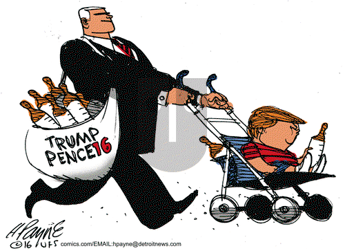 Henry Payne on Friday July 22, 2016 Comic Strip