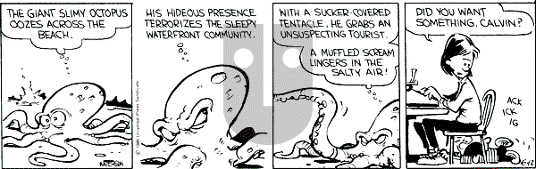 Calvin and Hobbes - Wednesday June 12, 1991 Comic Strip