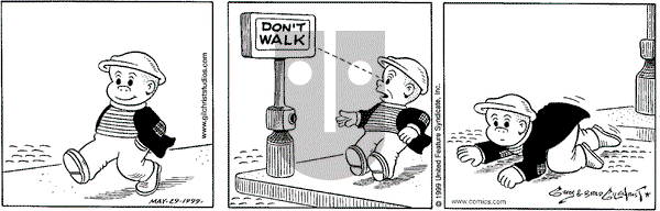 Nancy on Saturday May 29, 1999 Comic Strip