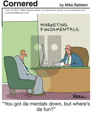 Cornered on Monday July 25, 2016 Comic Strip