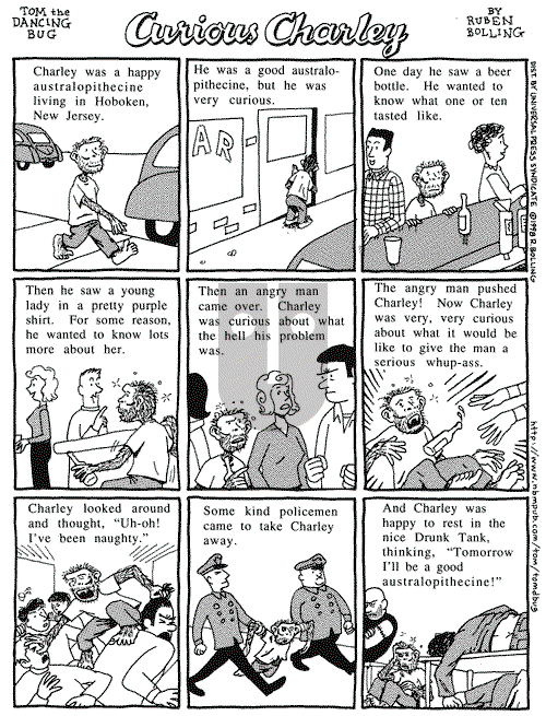 Tom the Dancing Bug on Sunday October 25, 1998 Comic Strip