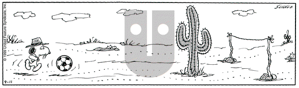 Peanuts - Saturday September 11, 1999 Comic Strip