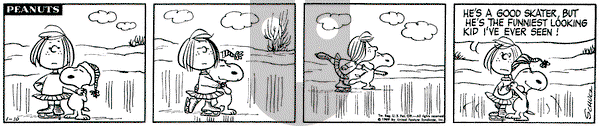 Peanuts on Friday January 10, 1969 Comic Strip