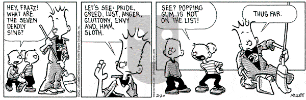 Frazz on Wednesday February 20, 2002 Comic Strip