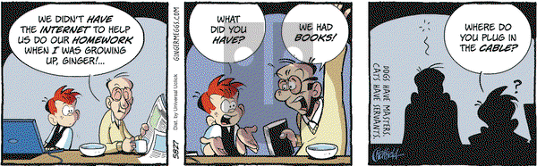 Ginger Meggs - Monday January 14, 2013 Comic Strip