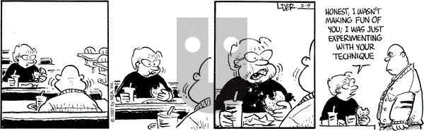 Betty on Wednesday February 5, 1997 Comic Strip