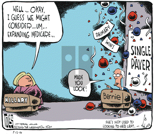 Tom Toles on Thursday May 12, 2016 Comic Strip