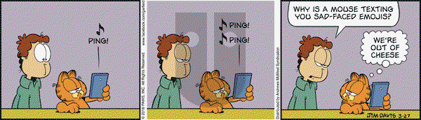 Garfield on Tuesday March 27, 2018 Comic Strip