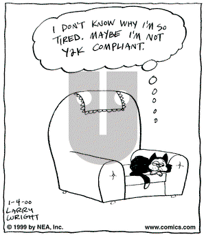 Kit 'N' Carlyle on Tuesday January 4, 2000 Comic Strip