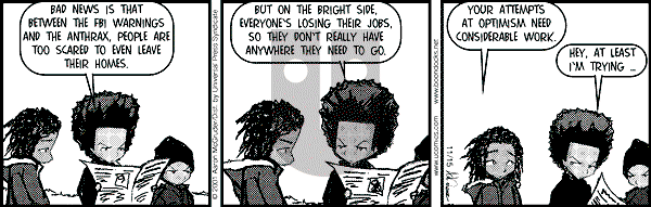 The Boondocks on Thursday June 18, 2009 Comic Strip
