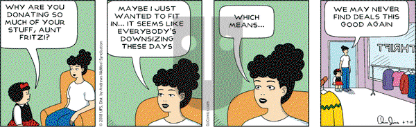 Nancy on Saturday June 9, 2018 Comic Strip