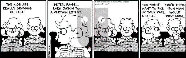 FoxTrot on Friday March 24, 2000 Comic Strip