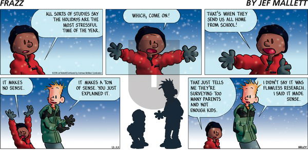Frazz on Sunday December 22, 2019 Comic Strip