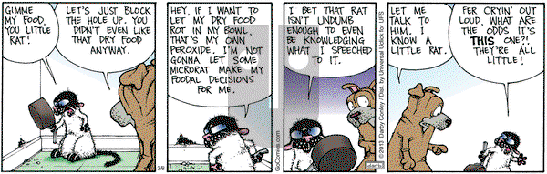 Get Fuzzy on Friday March 8, 2013 Comic Strip