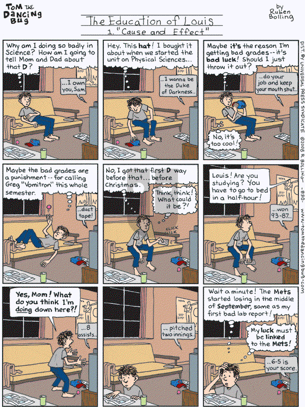 Tom the Dancing Bug on Saturday March 8, 2008 Comic Strip