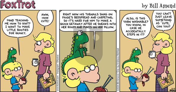 FoxTrot on Sunday November 17, 2024 Comic Strip