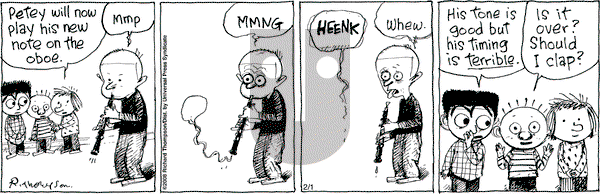 Cul de Sac on Friday February 1, 2008 Comic Strip