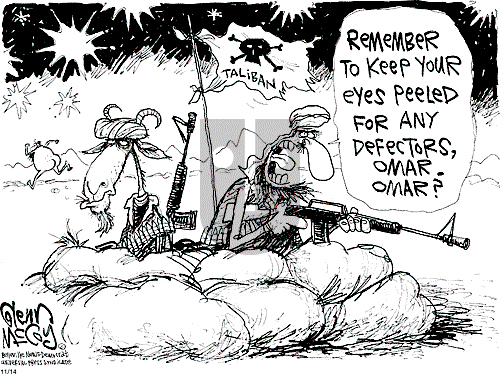 Glenn McCoy on Wednesday November 14, 2001 Comic Strip