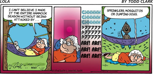 Lola on Sunday September 23, 2018 Comic Strip