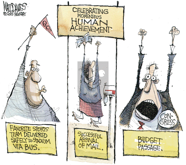 Matt Davies on Wednesday December 30, 2015 Comic Strip