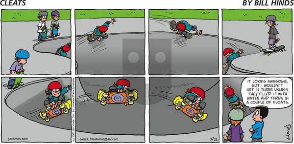 Cleats on Sunday July 22, 2007 Comic Strip